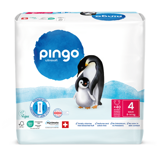 Blöjor T4 (8-14 kg) Pingo 40 st