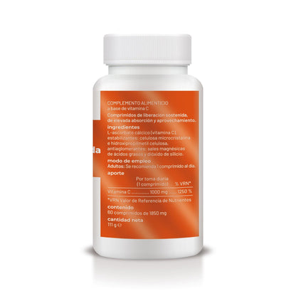 Witamina C bezkwasowa o przedłużonym uwalnianiu, Soria Natural, 60 tabletek