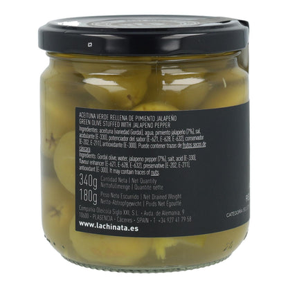 La Chinata Jalapeño Gordal Olives 340 g