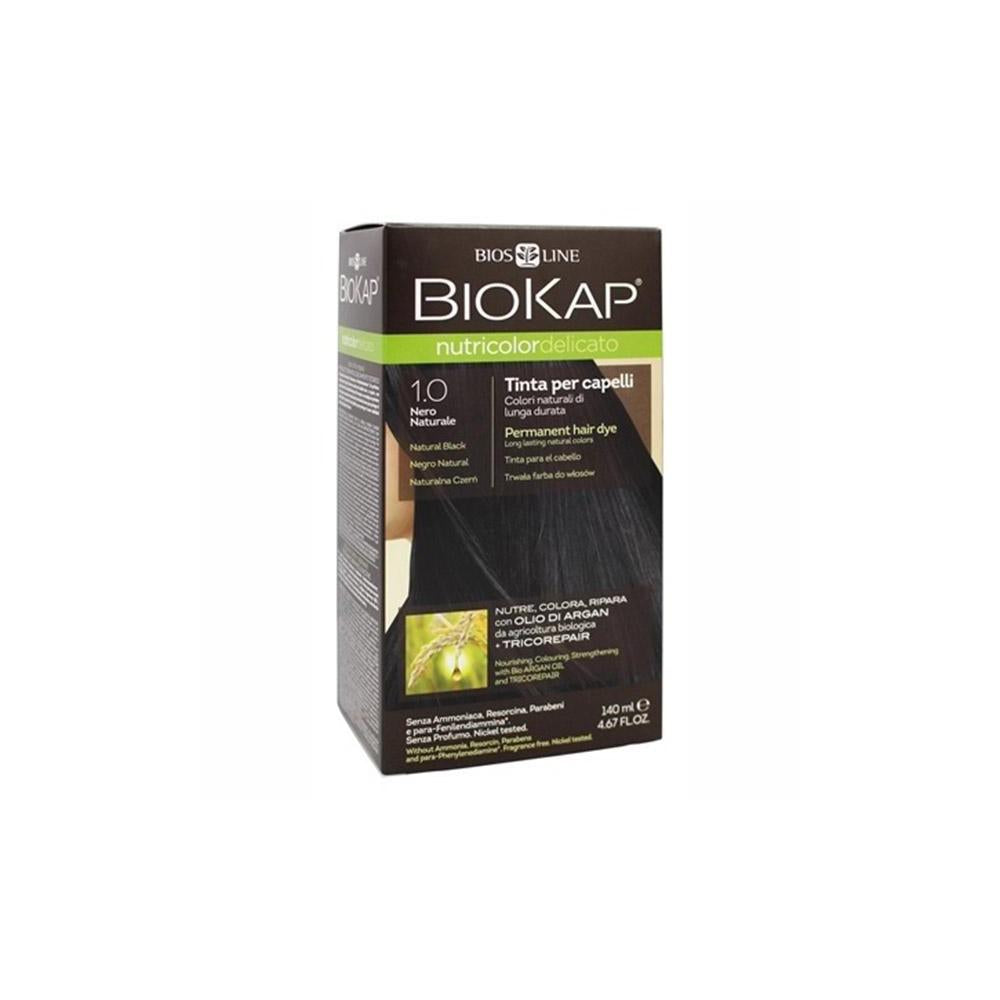 Tinta nera naturale Delicato Dye 1.0 Biokap 140 ml