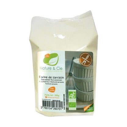 Glutenvrije boekweitmeel Bio Nature&cie 500 gram