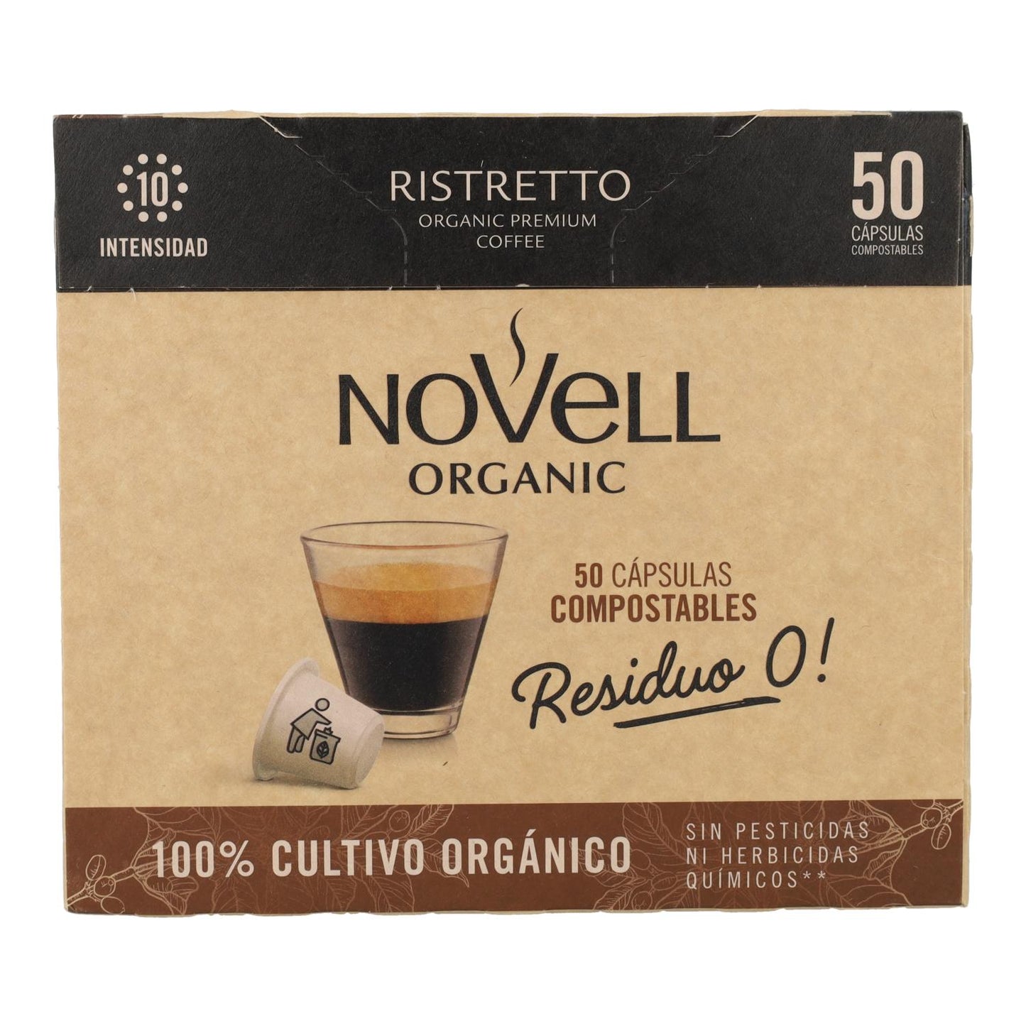 Composteerbare capsules Ristretto Nespresso 50 capsules