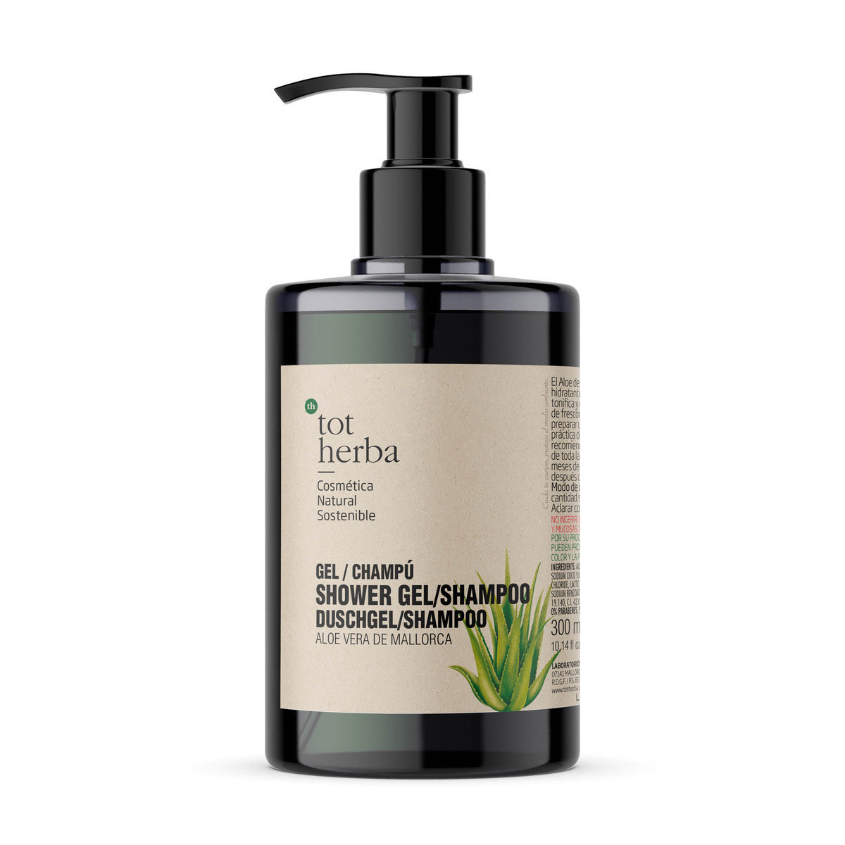 Aloe Vera Gel, Tot Herba, 300 ml