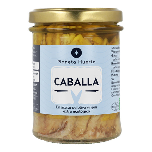 Mackerel in olive oil ECO Planeta Huerto 190 g