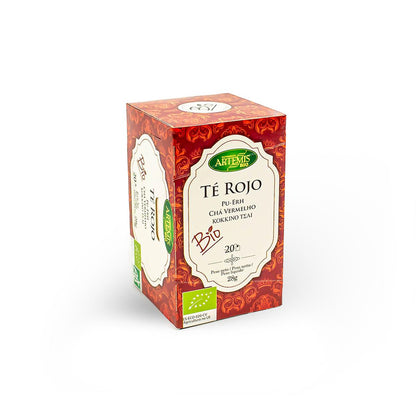 Red Puerh Tea Eco Tea Bags 20 Artemisbio Filters