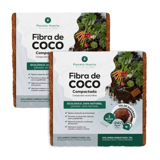 Förpackning 2xGarden Planet Coco Fibre Substrate 70 liter