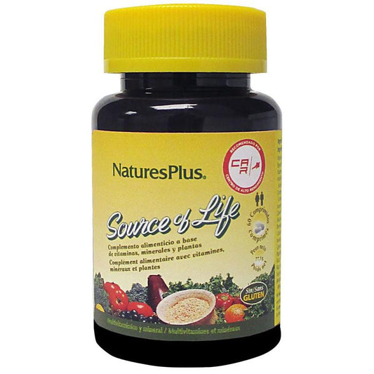 Nature's Plus Source of Life Multivitamin 60 tablets