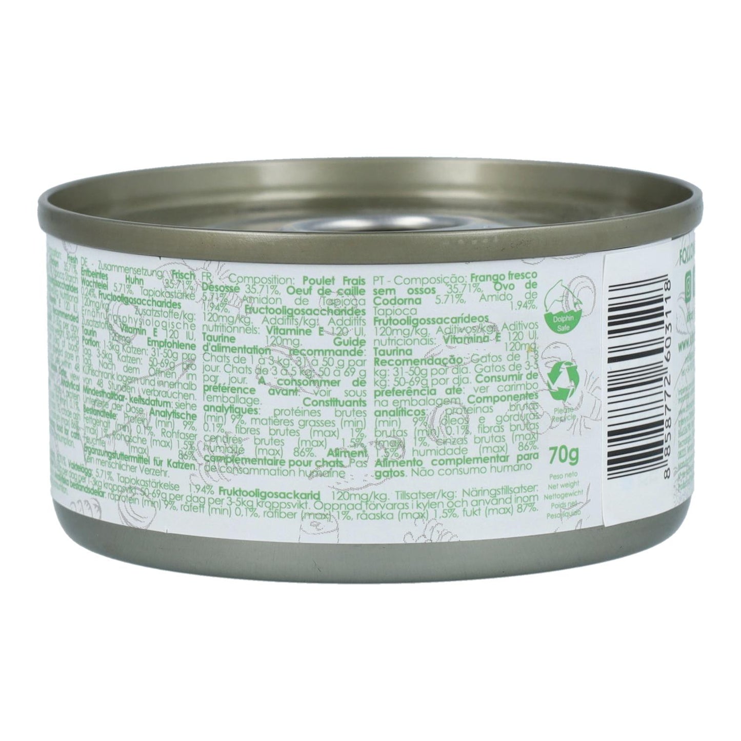Kit Cat Puszka Gravy - Kurczak i jajko przepiórcze 70 g Mokra karma dla kotów w sosie