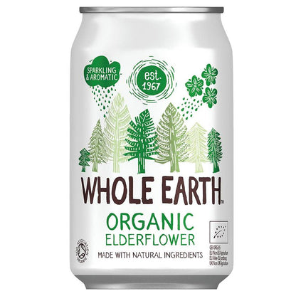 6er-Pack Bio-Erfrischungsgetränk Holunder, 330 ml Whole Earth