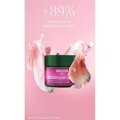 Krem na noc wygładzający z dziką różą i białą herbatą, Weleda, 40 ml