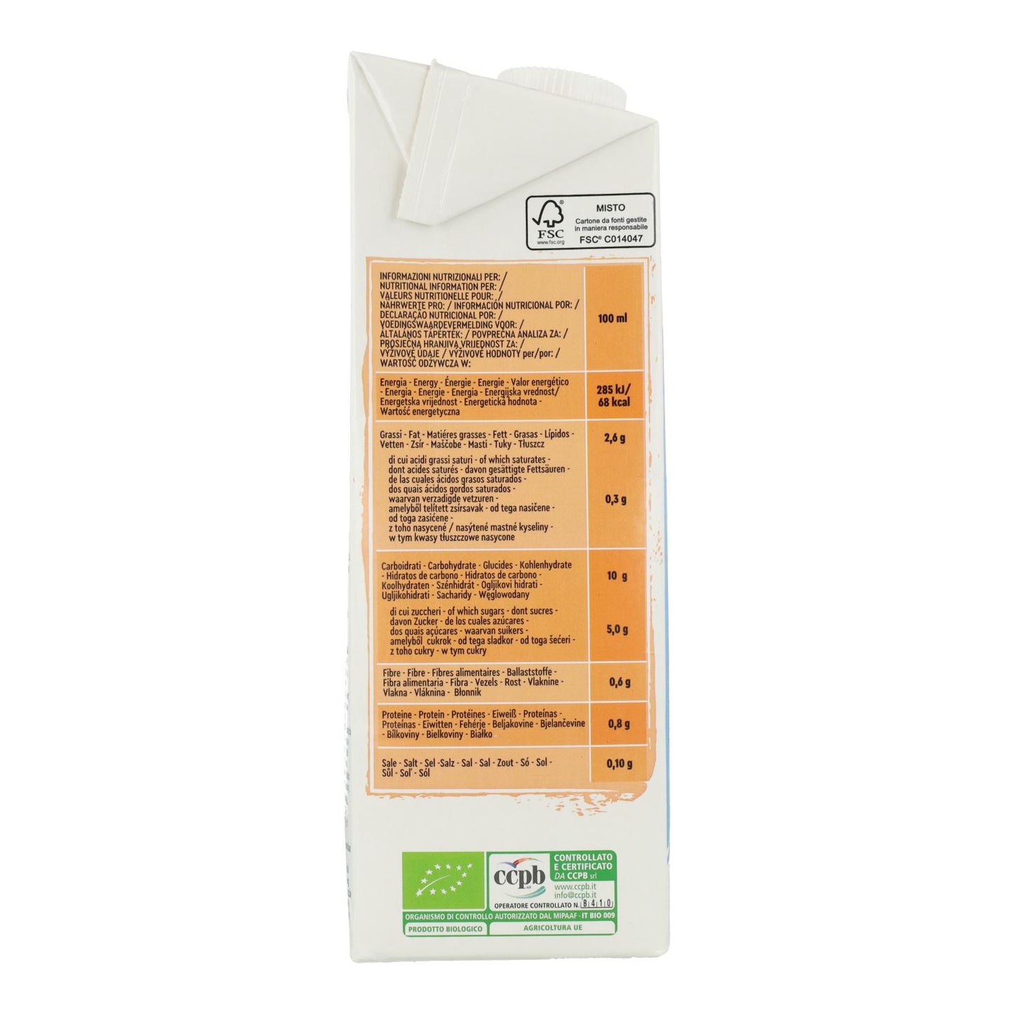 Rijst- en hazelnootdrank Vitariz 1 l