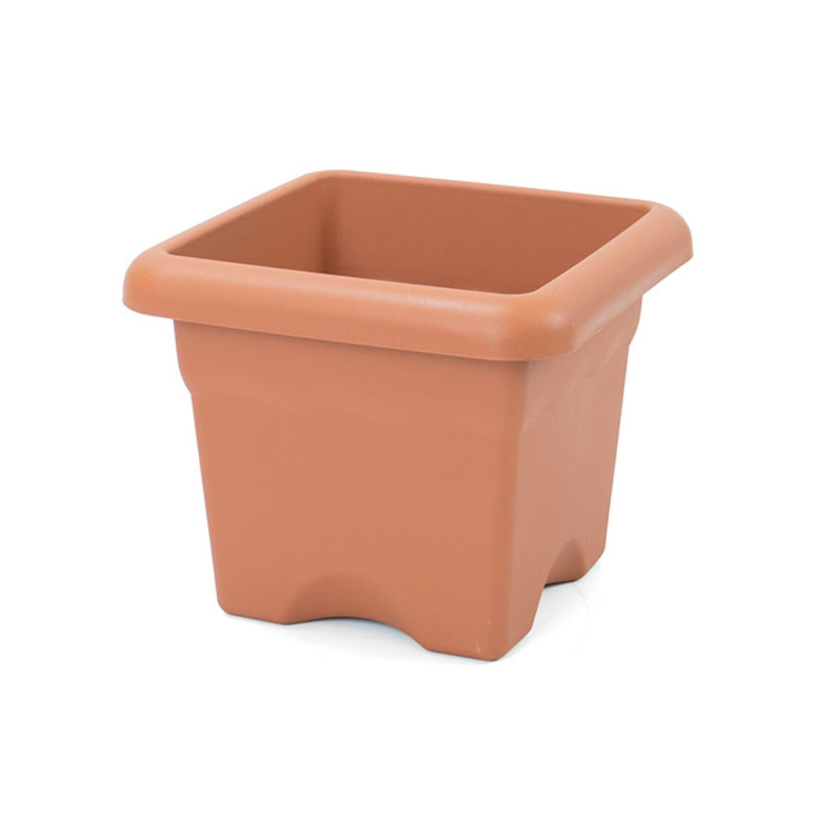 Vierkante terracotta pot  26 x 26 x 21