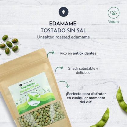 Osaltad rostad grön edamame Planeta Huerto 250gr
