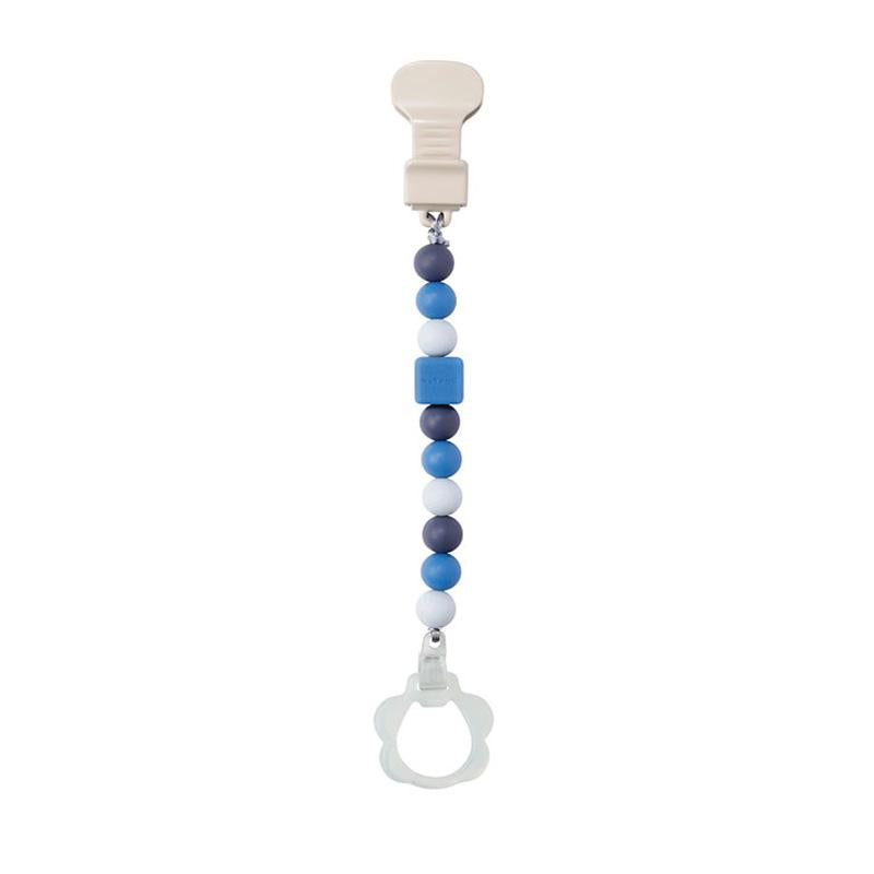Schnullerkette (mit Schnullerclip) Doukidou Blau