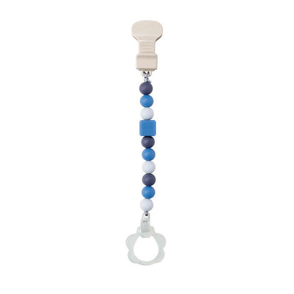 Schnullerkette (mit Schnullerclip) Doukidou Blau