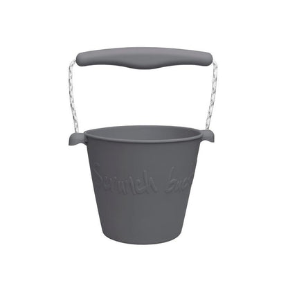 Scrunch Pastel Pink Silicone Beach Bucket