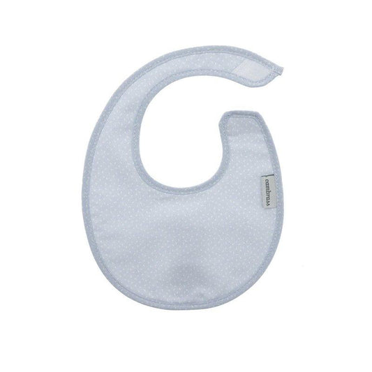 Round Bib with Velcro Sky Blue/Rain Cambrass
