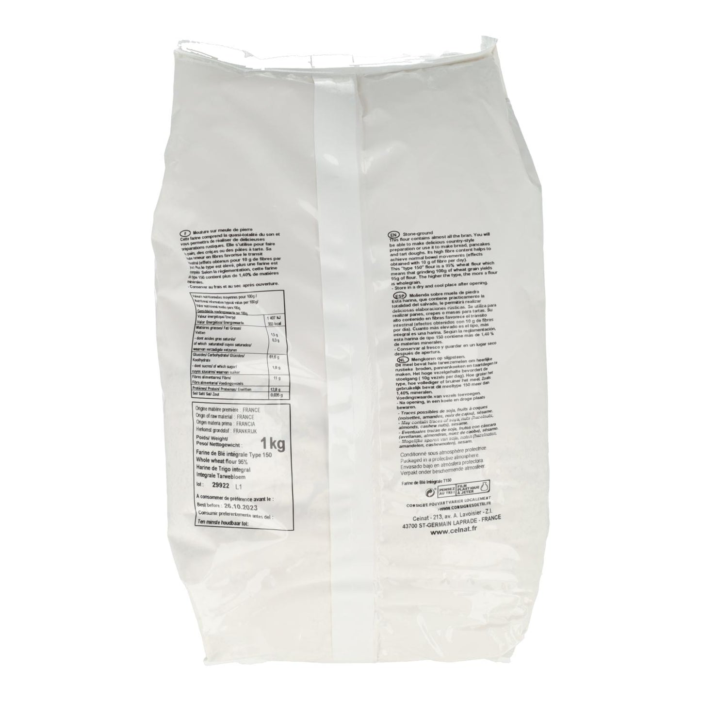 Farina integrale di grano Celnat 1 kg