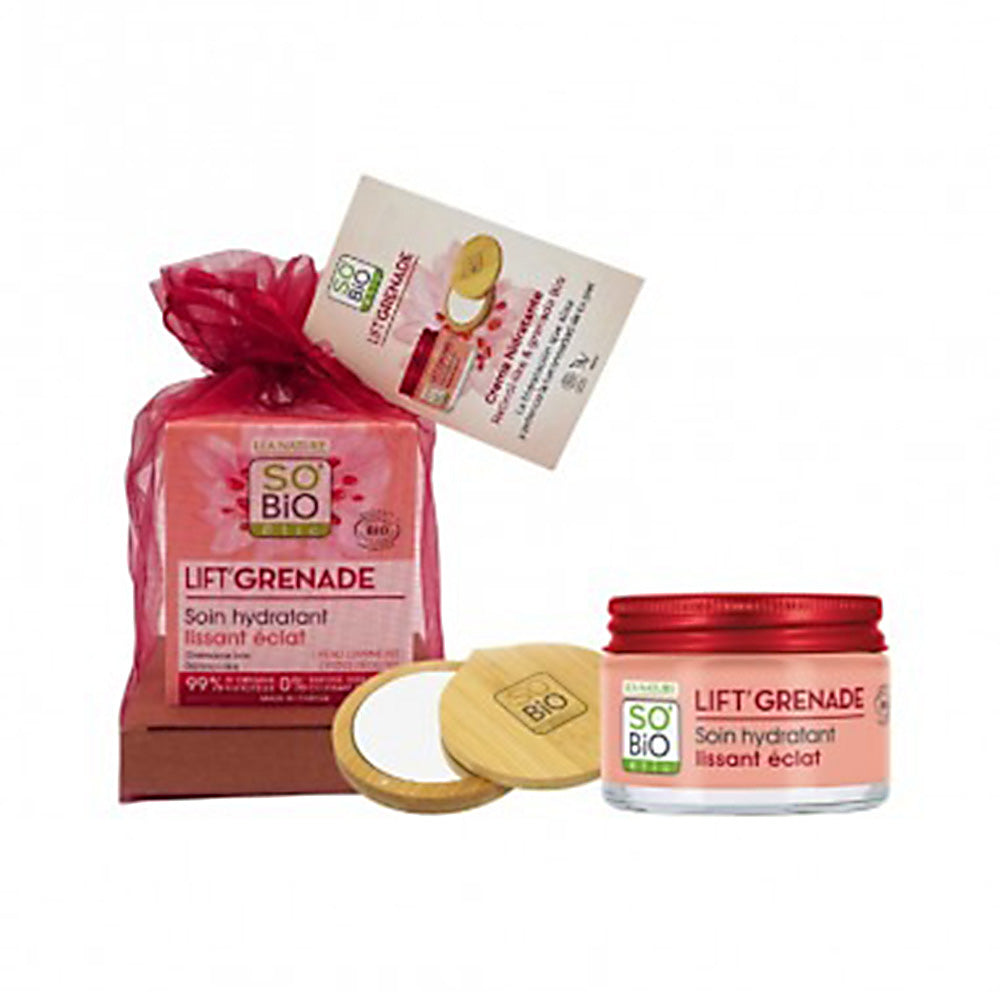 Confezione crema idratante Lift’Granade OMAGGIO specchio SO’BiO étic