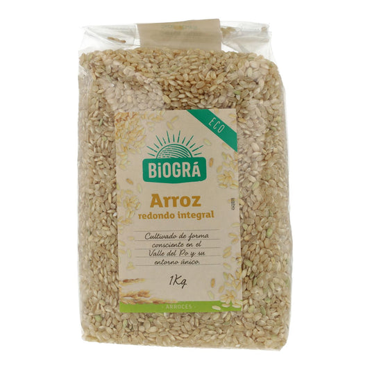Biográ rundkornig fullkornsris, 1 kg