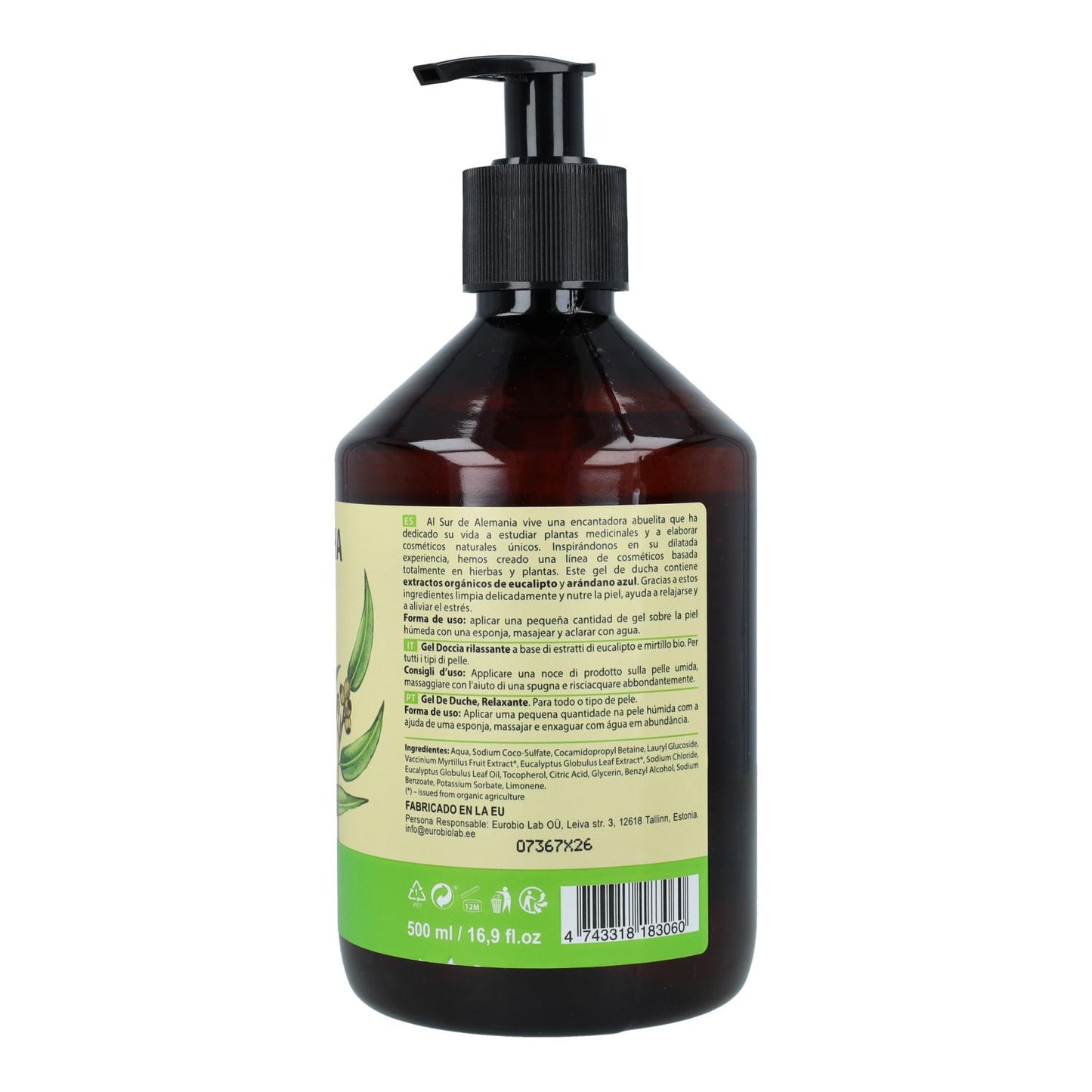 Oma Gertrude Relaxing Shower Gel for All Skin Types 500 ml