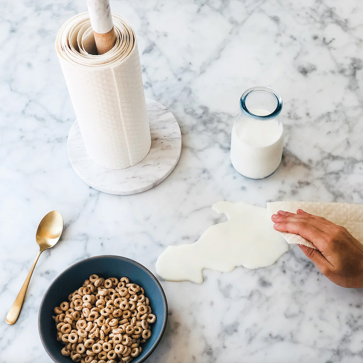 Lingettes en papier réutilisables If you care 12 unités