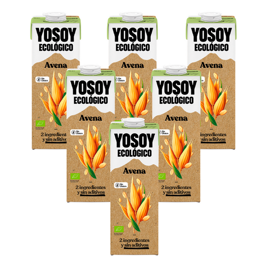 6-pack glutenfri havredryck ECO Yosoy 1 l