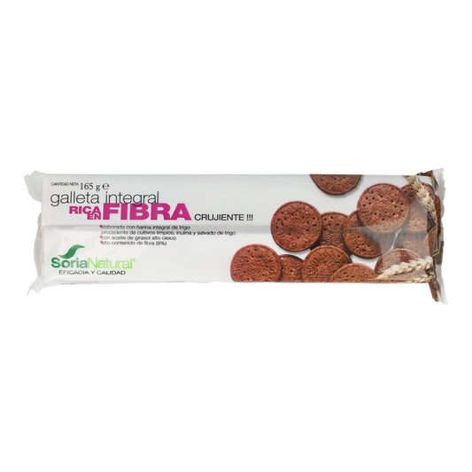 Biscuits à la fibre intégrale Soria Natural 165 g
