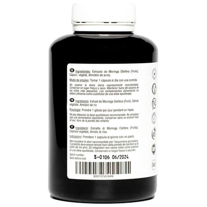 Moringa oleifera 6000 mg 180 vegane Kapseln Hivital
