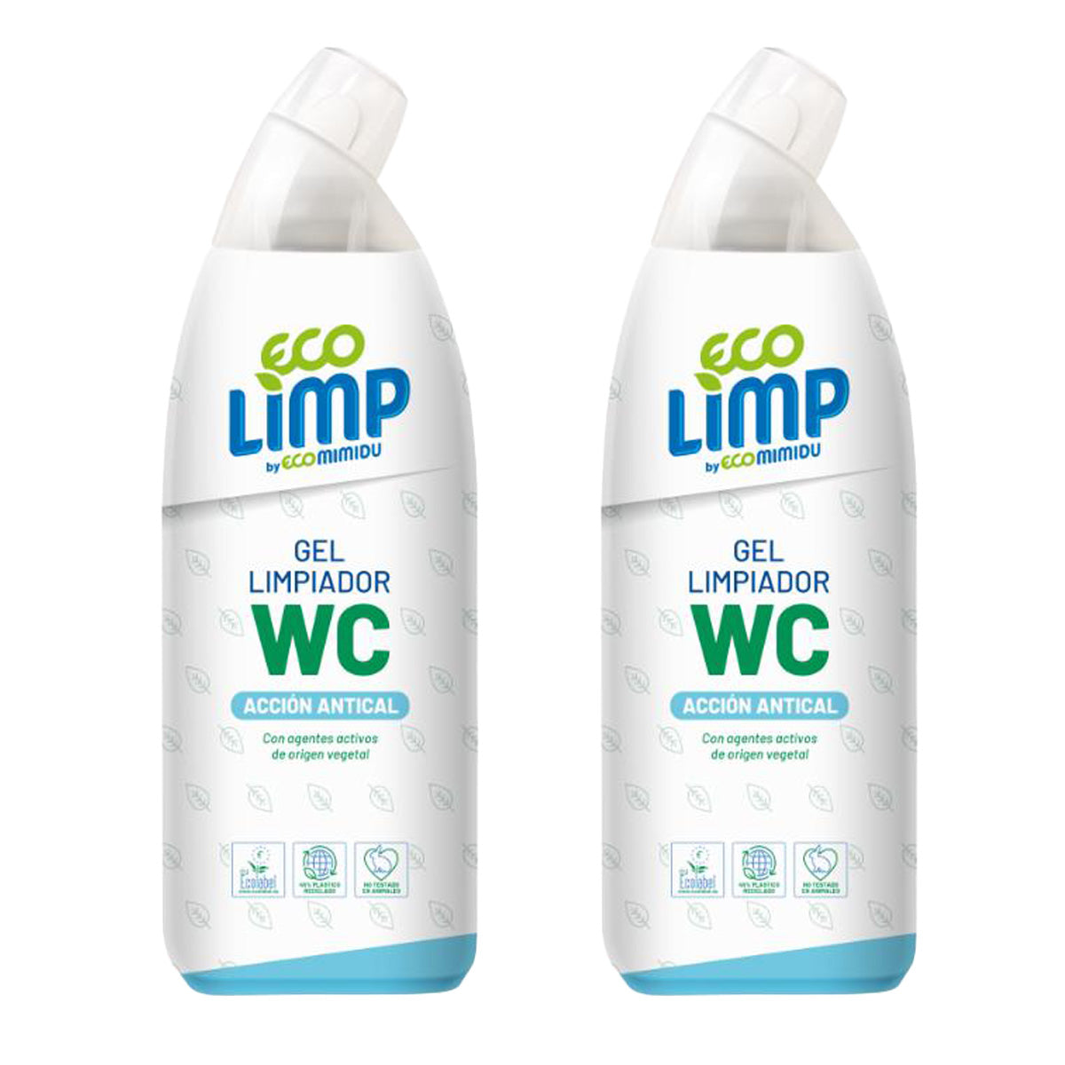 2er-Pack Eco Mimidu WC-Reinigungsgel 750 ml