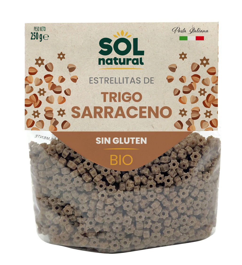 Glutenfreie Buchweizen-Sternchen Sol Natural BIO 250 g