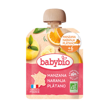 Packung Mix aus Bio-Fruchtbeuteln (ab 6 Monaten) Babybio