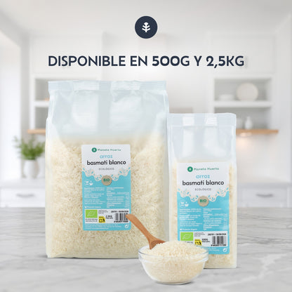 White Basmati Rice ECO Planeta Huerto 500 g