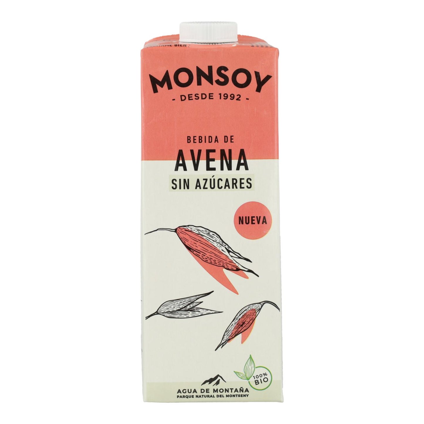 Monsoy Organic Oat Drink 0% Sugar 1 L