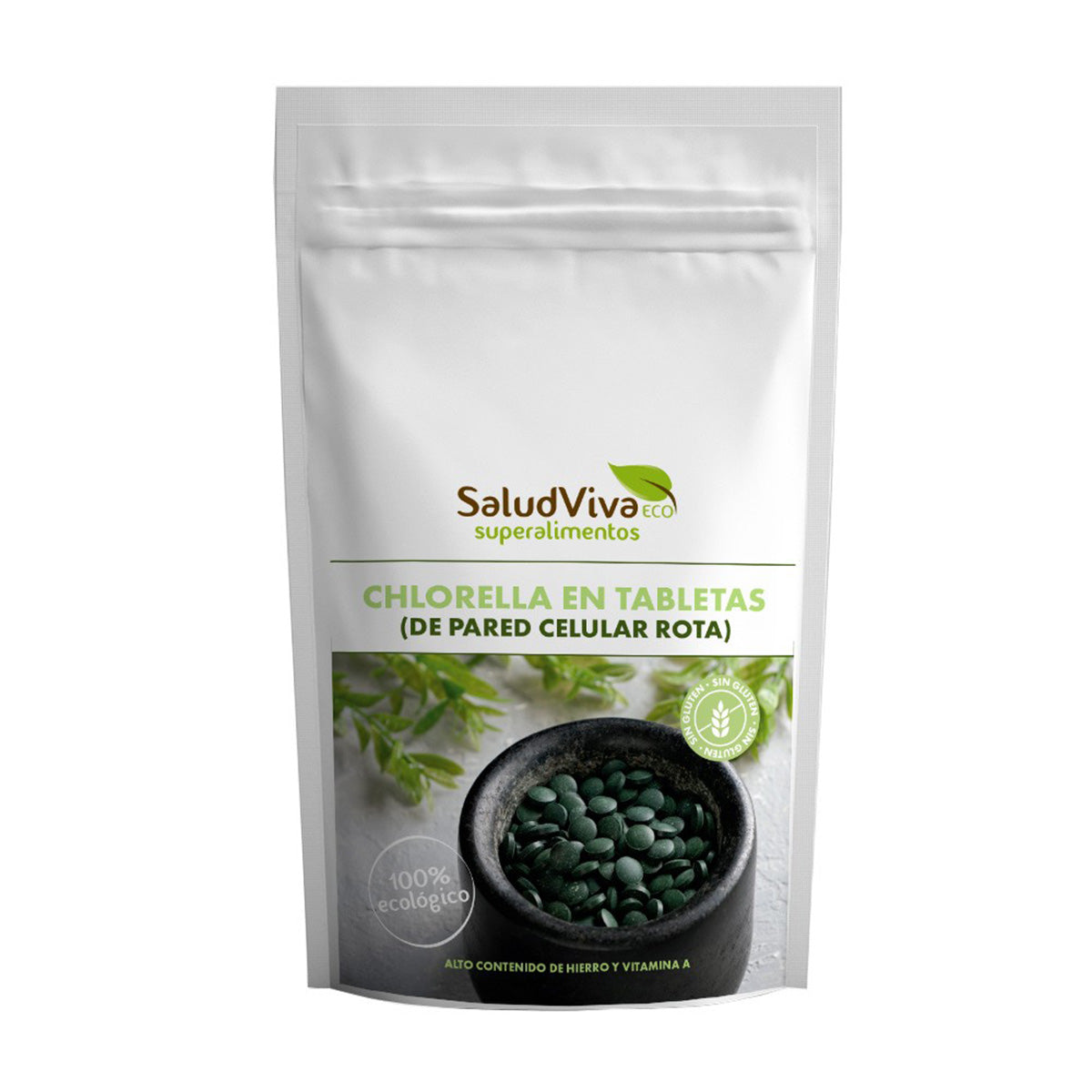 Algi Chlorella w tabletkach ECO Salud Viva 125 g