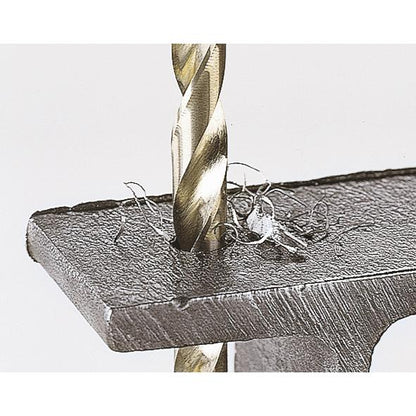 Wiertła spiralne HSS szlifowane z trzpieniem okrągłym do metalu Wolfcraft Ø 3,1 mm