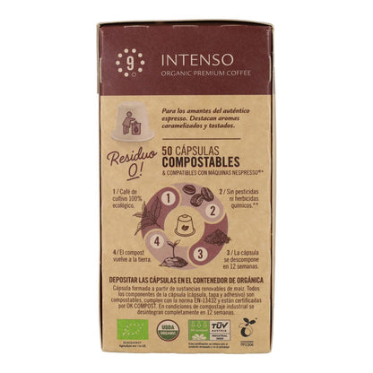 Capsule compostabili Intenso Nespresso 50 capsule