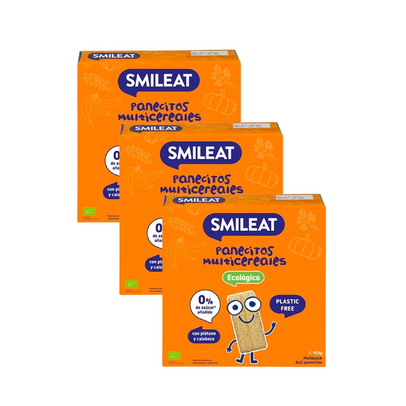 PROMO 3x Panini Multicereali Eco Smileat, 60 g