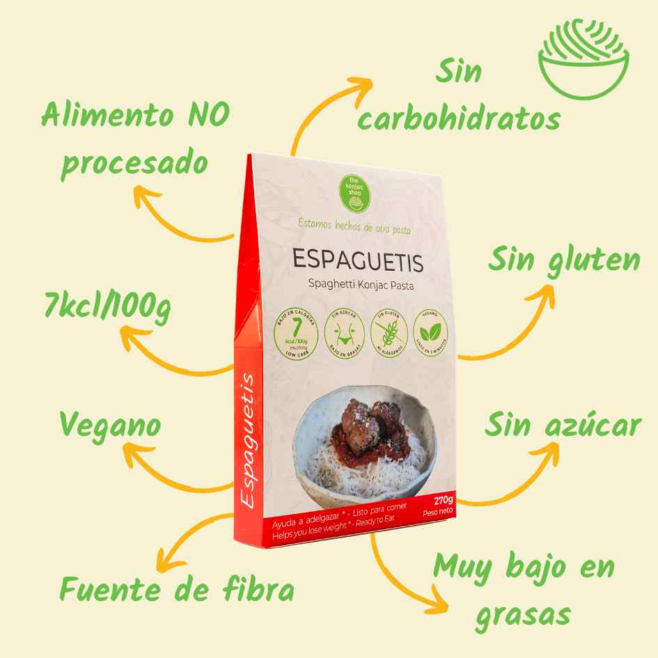 Konjak-Spaghetti The Konjac Shop 270 g