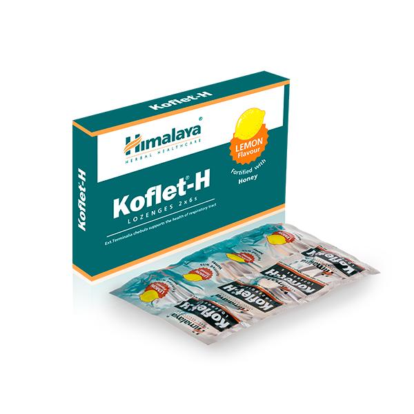Pastillas Koflet garganta Jengibre Himalaya 12 unidades