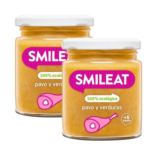 AKTION 2x Bio-Glas Pute und Gemüse +6 Monate Smileat 230 g