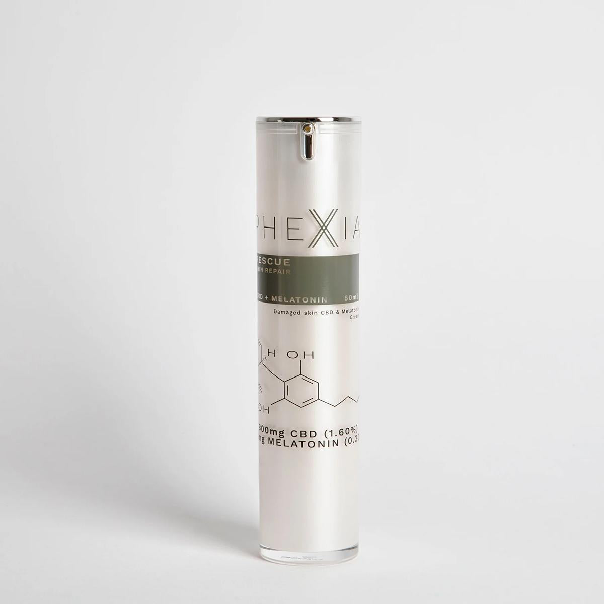 Herstellende crème CBD en melatonine Rescue Phexia 50 ml