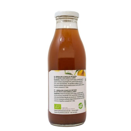 Thé au citron en bouteille en verre bio La Finestra Sul Cielo 500 ml