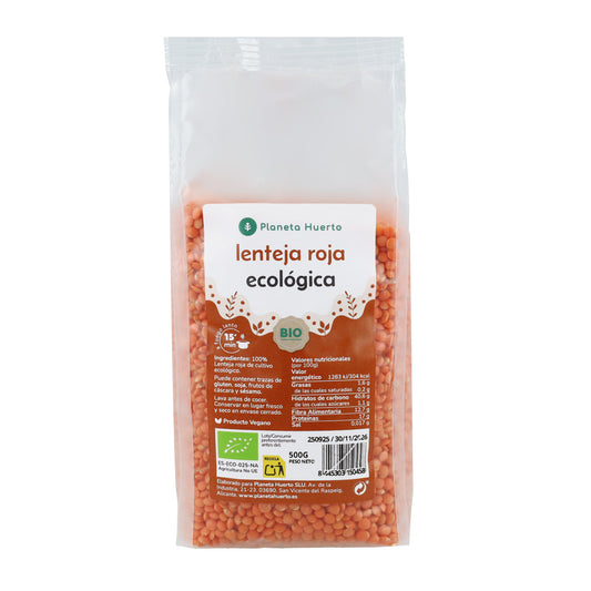Lentilles rouges ECO Planeta Huerto 500 g