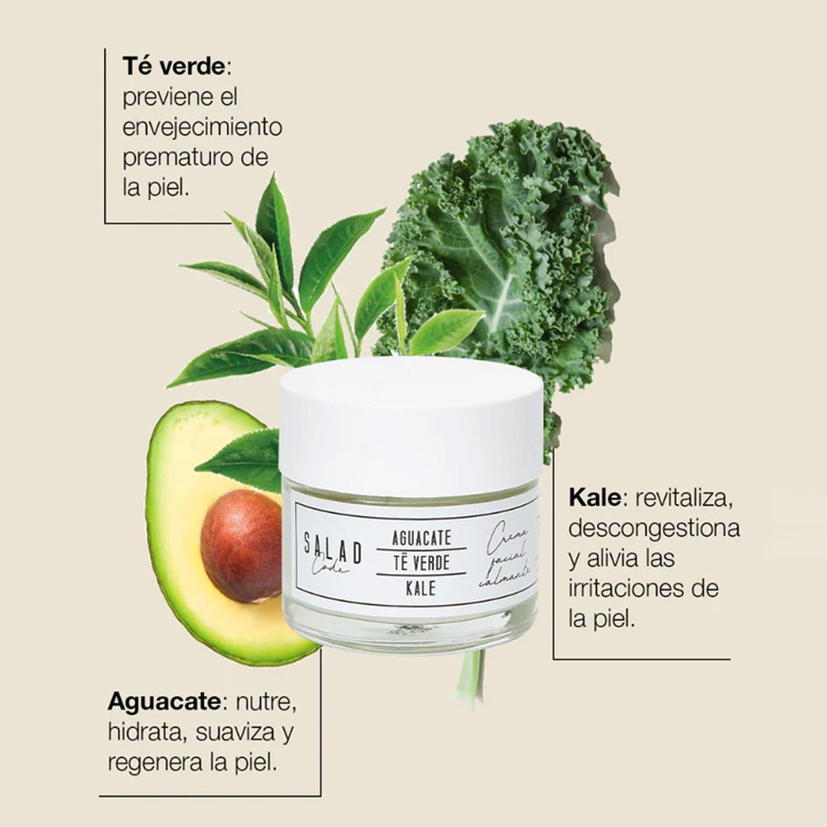 Salad Code Moisturising and Soothing Face Cream
