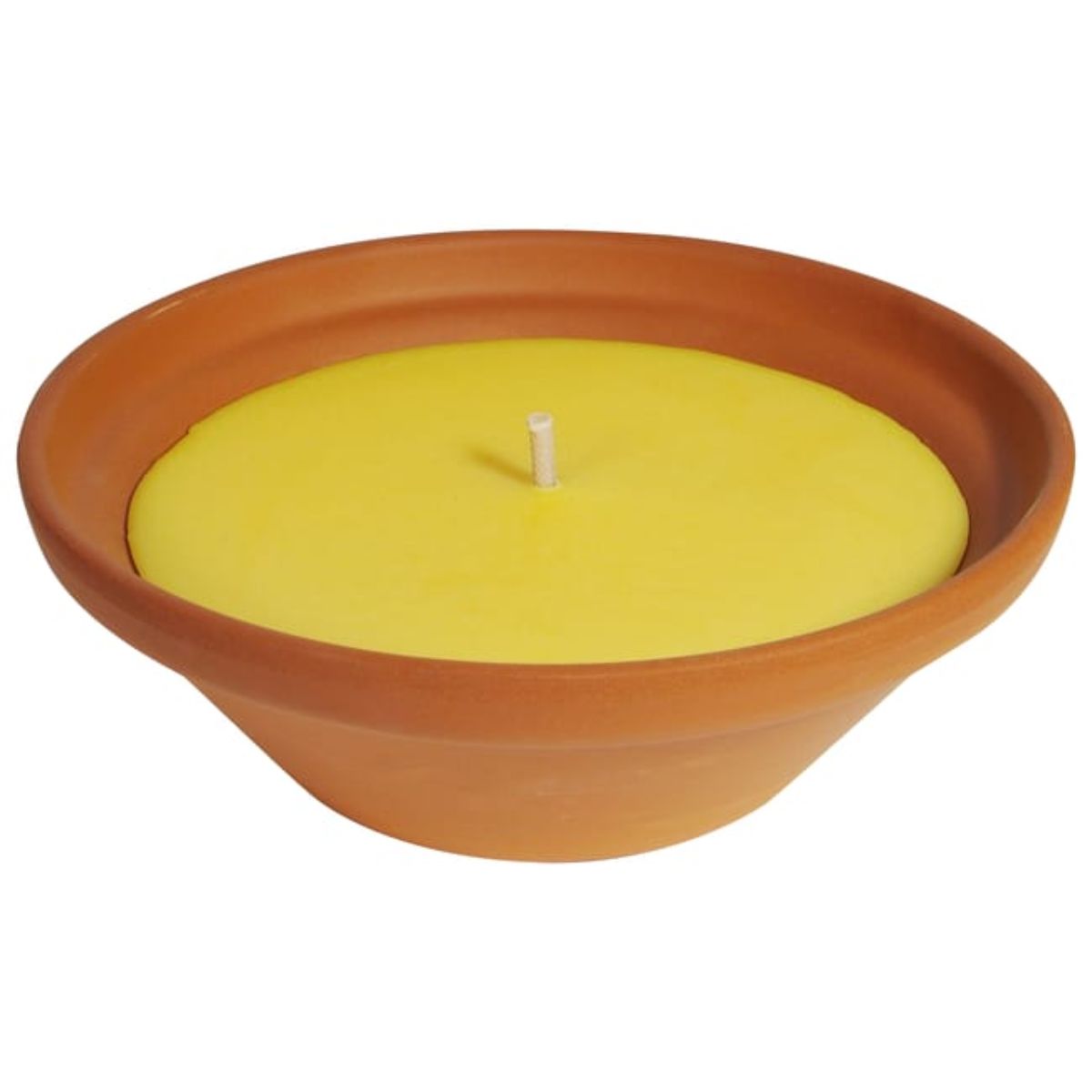 Terracotta citronella mosquito repellent candle Ø22 cm Roura