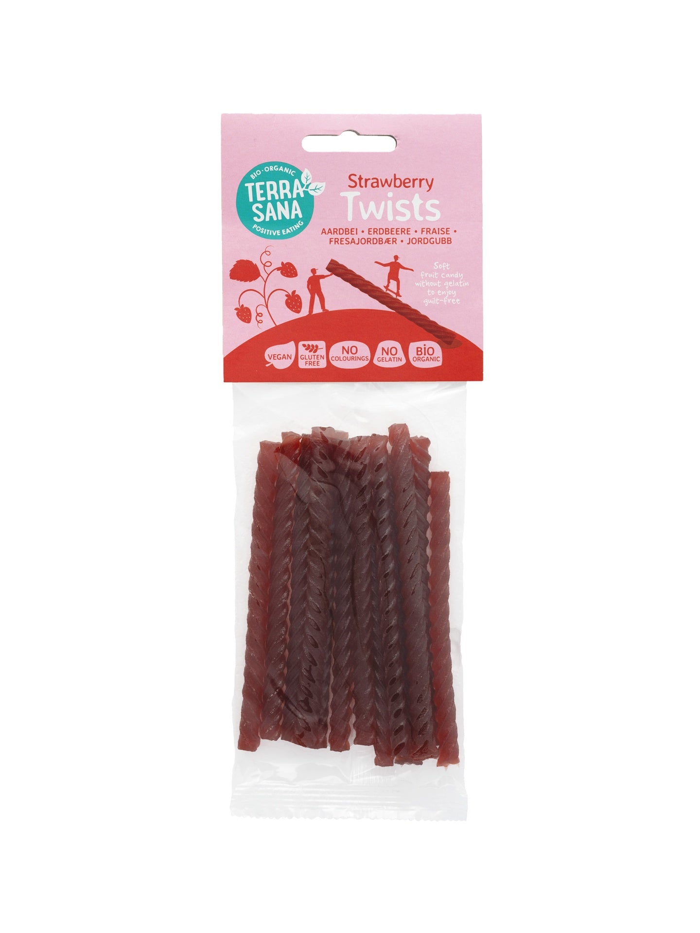 Terrasana Erdbeer-Twists 75 g