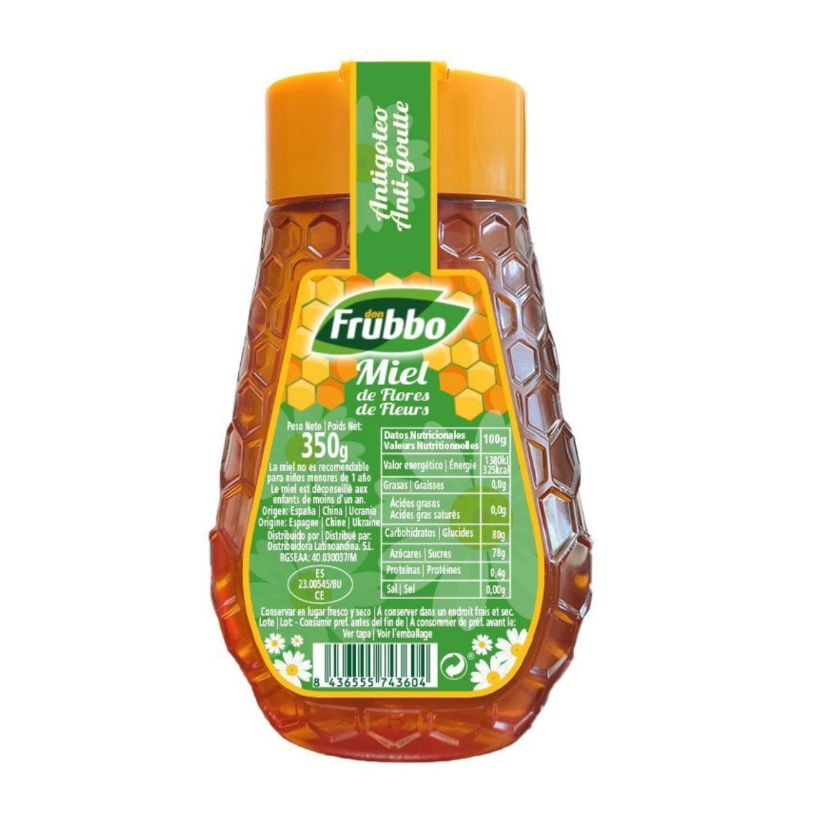 Miel de fleurs Don Frubbo 350 g