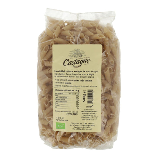 Macaronis au riz complet ECO Castagno 500 g
