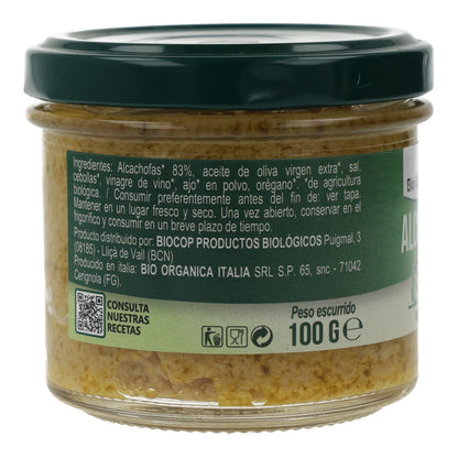 Organic Artichoke Pâté Bio Organica Italia 100 g